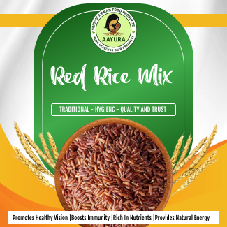 Natural Red Rice Mix Energy Drink Aayura